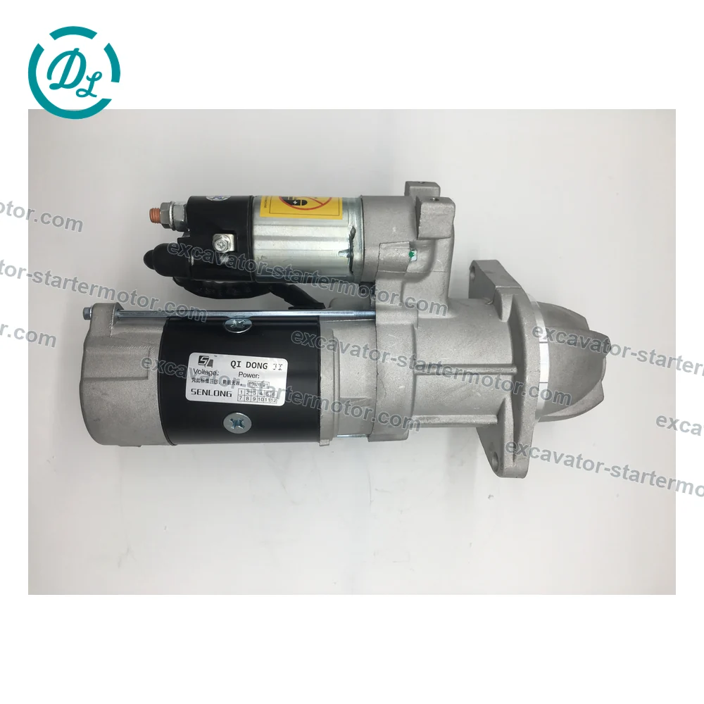 600-813-3451 0-23000-1290 24V 5.5kW 11-Tooth Starter for Komatsu 4D95 6D95, OEM/reference 600-813-3451, 24V 5.5kW 11-Tooth Starter, product view 3