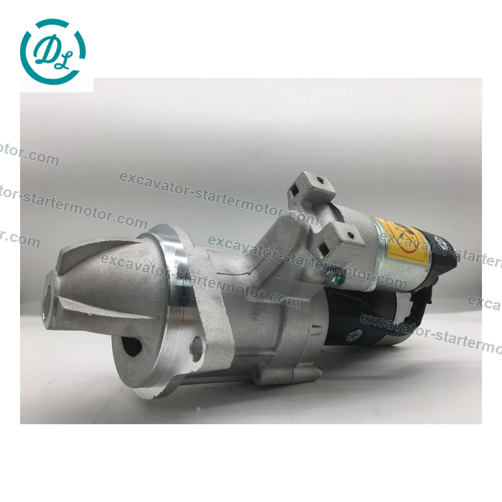 600-813-3451 0-23000-1290 24V 5.5kW 11-Tooth Starter for Komatsu 4D95 6D95, OEM/reference 600-813-3451, 24V 5.5kW 11-Tooth Starter, product view 8