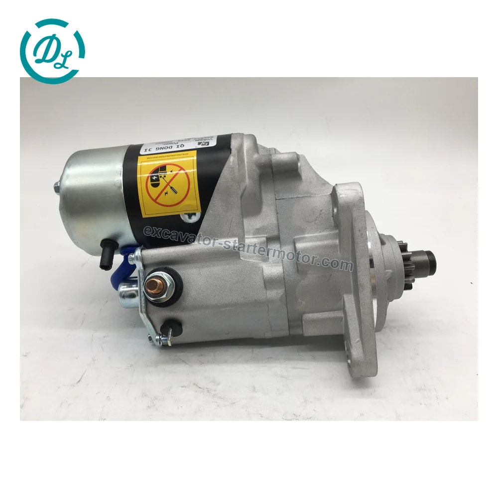 1811001910 24V 4.5kW 11T Starter for Isuzu 6BD1 6BD1T, OEM/reference 1811001910, 24V 4.5kW 11-Tooth Starter