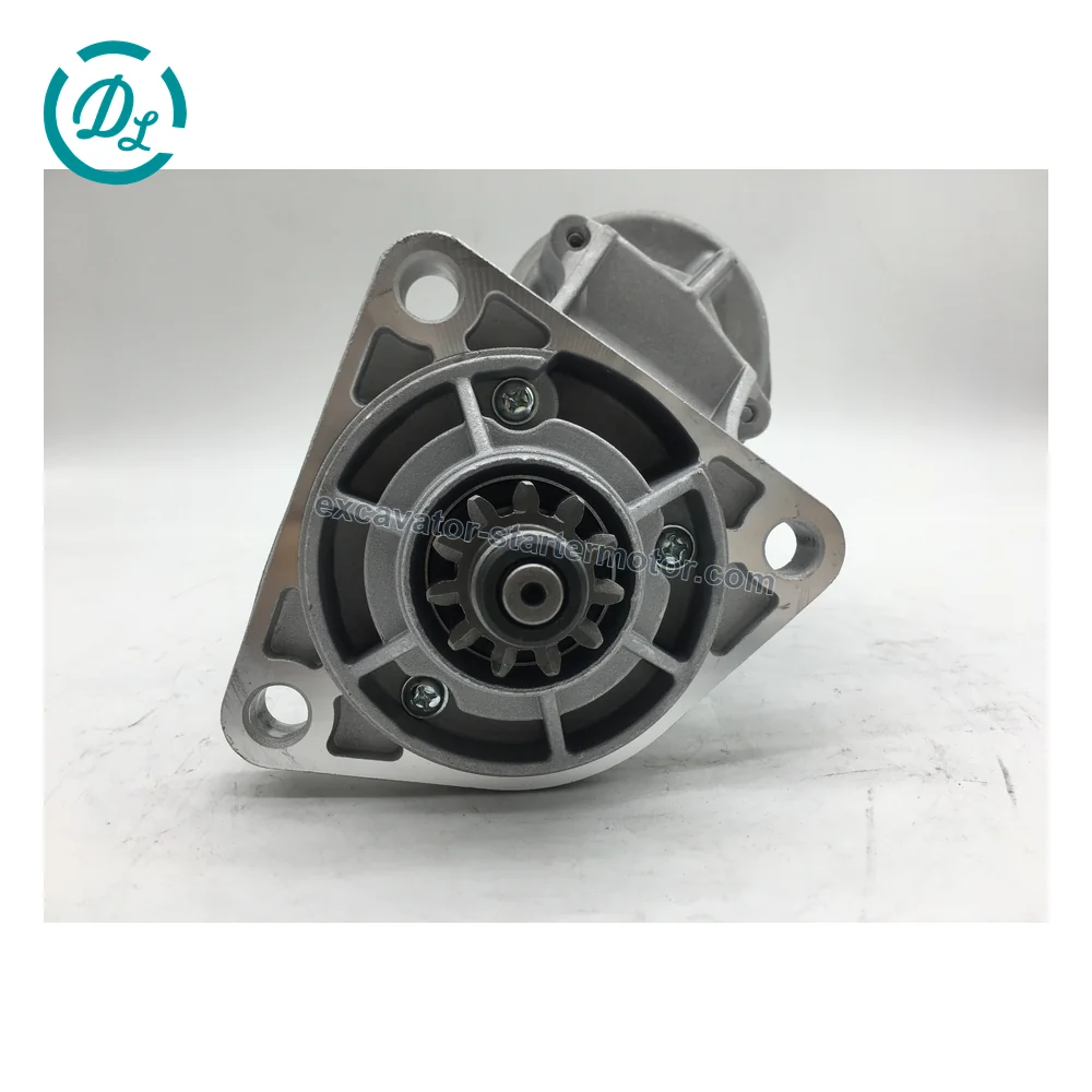 1811001910 24V 4.5kW 11T Starter for Isuzu 6BD1 6BD1T, OEM/reference 1811001910, 24V 4.5kW 11-Tooth Starter, product view 2