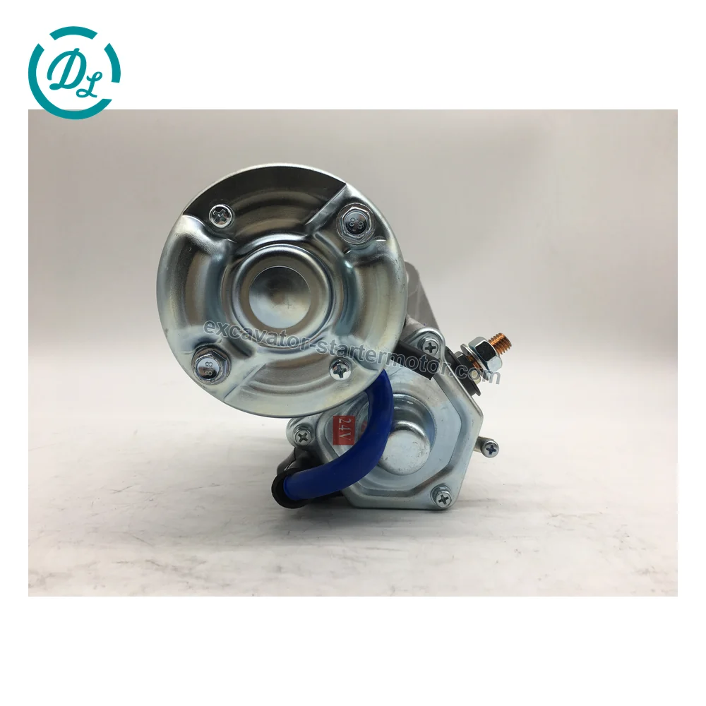 1811001910 24V 4.5kW 11T Starter for Isuzu 6BD1 6BD1T, OEM/reference 1811001910, 24V 4.5kW 11-Tooth Starter, product view 3