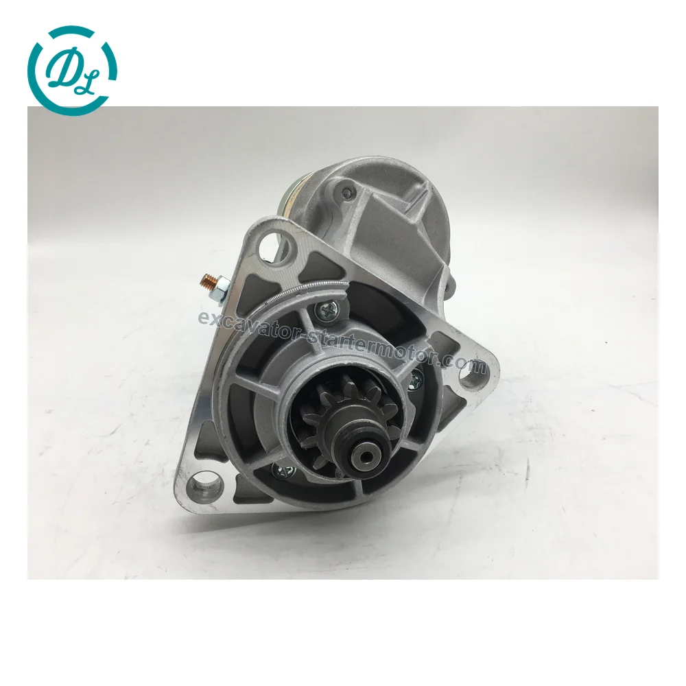 1811001910 24V 4.5kW 11T Starter for Isuzu 6BD1 6BD1T, OEM/reference 1811001910, 24V 4.5kW 11-Tooth Starter, product view 4