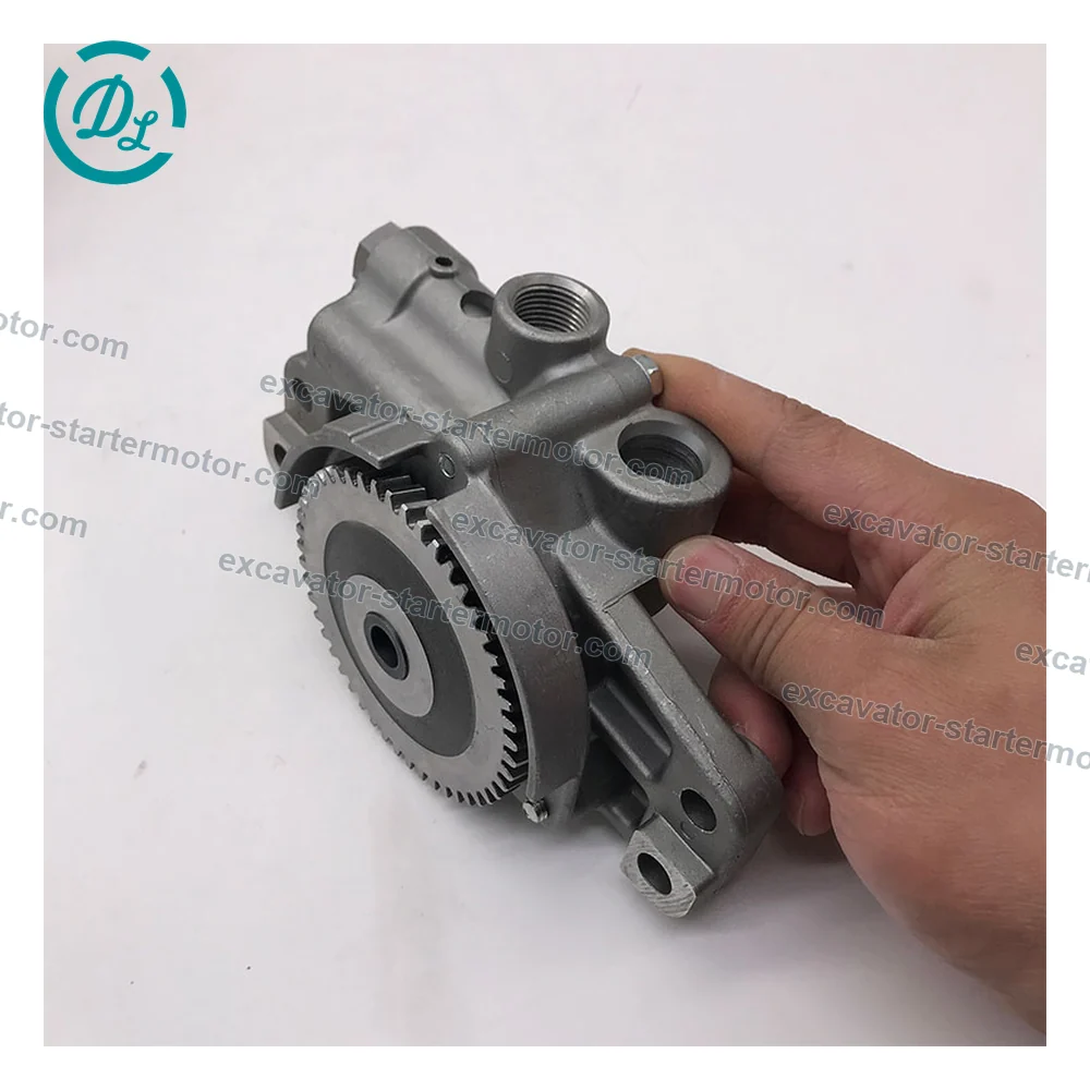 8-97048809-3 Oil Pump for Isuzu 4LE1 4LE2, OEM/reference 8-97048809-3, Gear-Driven Engine Oil Pump Assembly