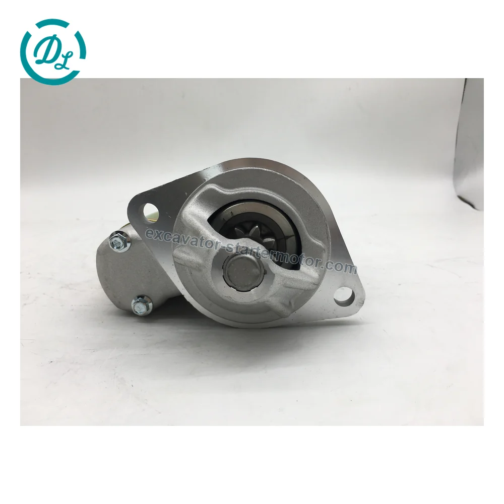 119225-77010 12V 0.9kW 8-Tooth Starter for Yanmar 3TNA72E, OEM/reference 119225-77010, 12V 0.9kW 8-Tooth CW Starter, product view 4
