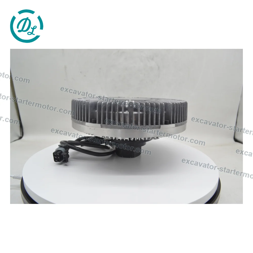 AT419064 Viscous Fan Drive for John Deere E210LC E240 E260 E300, OEM/reference AT419064, Electrically Connected Viscous Fan Drive, product view 3