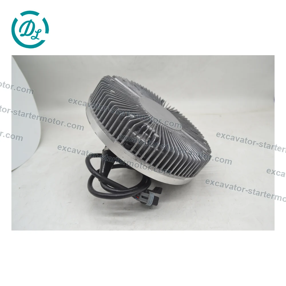 AT419064 Viscous Fan Drive for John Deere E210LC E240 E260 E300, OEM/reference AT419064, Electrically Connected Viscous Fan Drive, product view 5