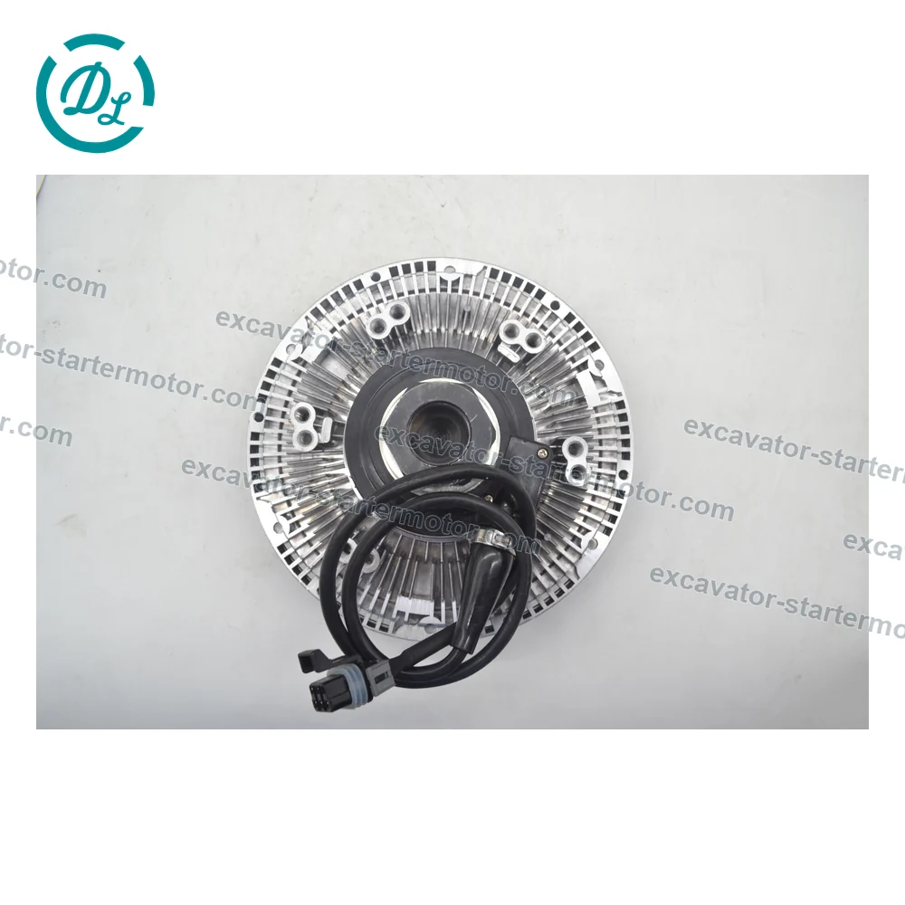 AT419064 Viscous Fan Drive for John Deere E210LC E240 E260 E300, OEM/reference AT419064, Electrically Connected Viscous Fan Drive, product view 6
