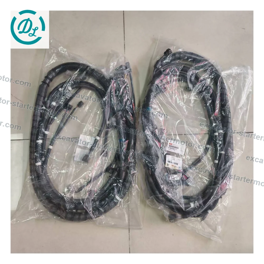8-98258631-1 8982586311 Engine Wiring Harness for Isuzu 6WG1 SANY SY485, OEM/reference 8-98258631-1, Multi-Branch Engine Wiring Harness, product view 2