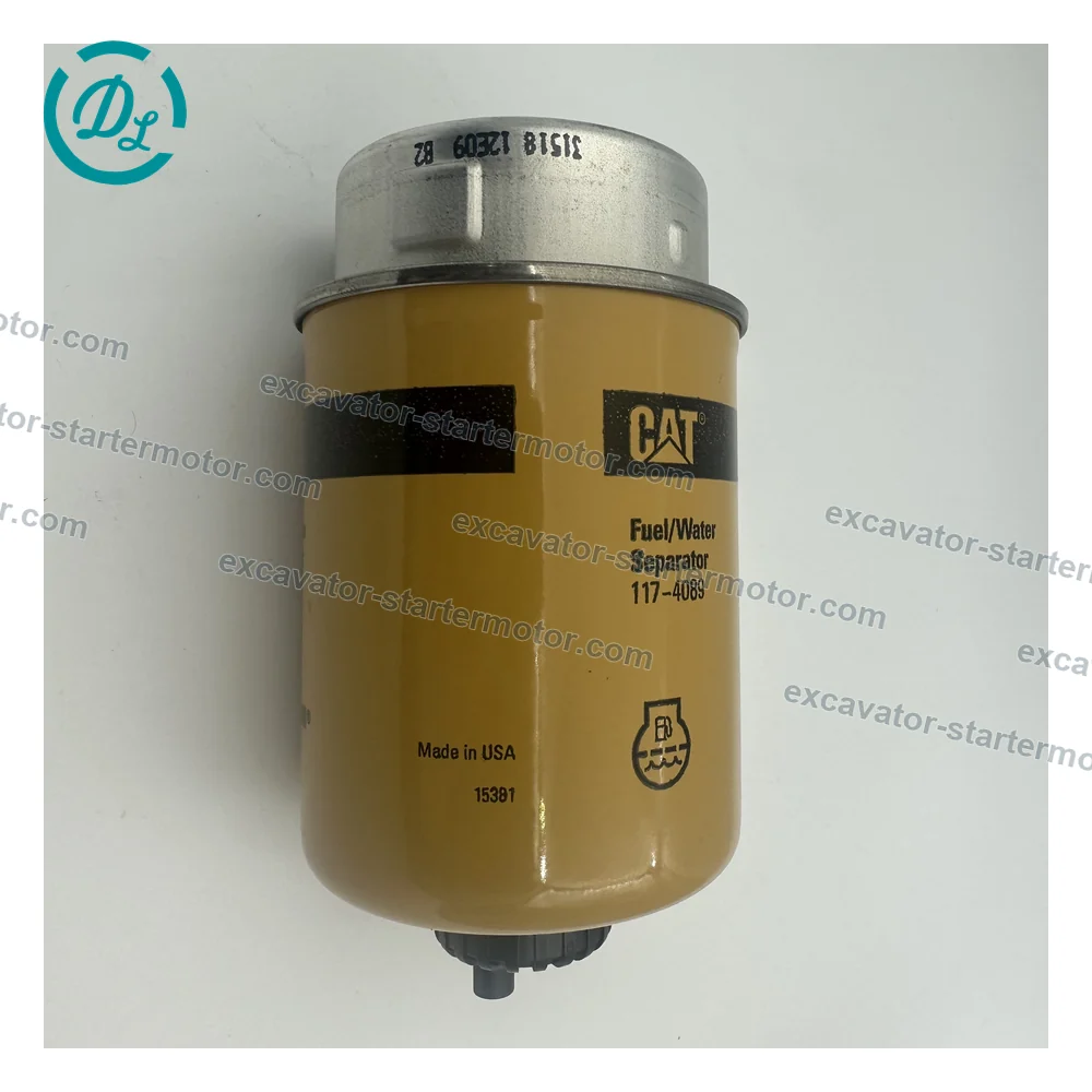 117-4089 Fuel Water Separator for Cat 320B 320C 320D 325B 330B, OEM/reference 117-4089, Spin-On Fuel/Water Separator, product view 3