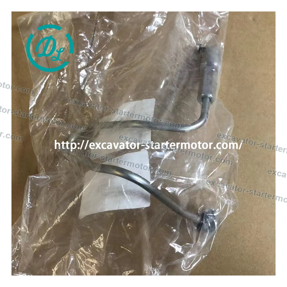 8-98298607-0 No. 2 Fuel Injection Pipe for Isuzu 4HK1, OEM/reference 8-98298607-0, No. 2 High-Pressure Fuel Injection Pipe, product view 2