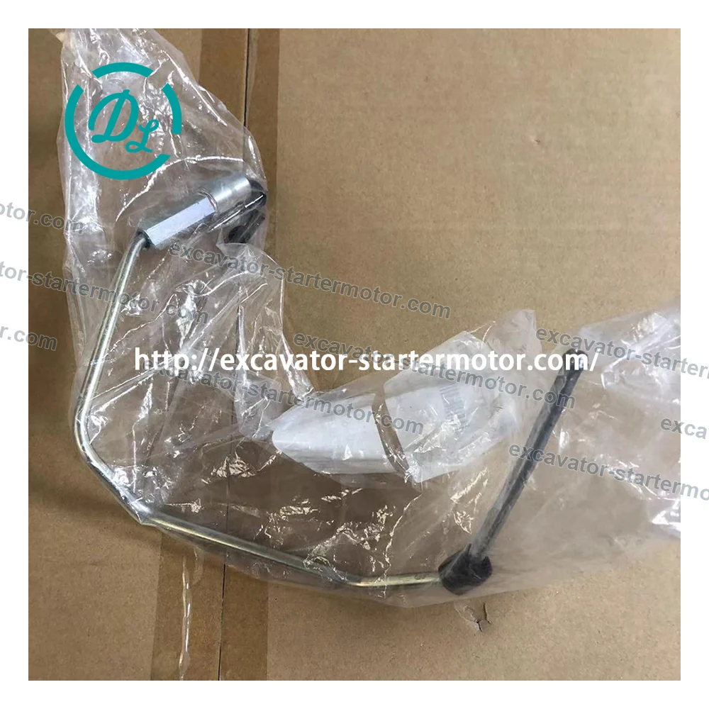 8-98298607-0 No. 2 Fuel Injection Pipe for Isuzu 4HK1, OEM/reference 8-98298607-0, No. 2 High-Pressure Fuel Injection Pipe, product view 3