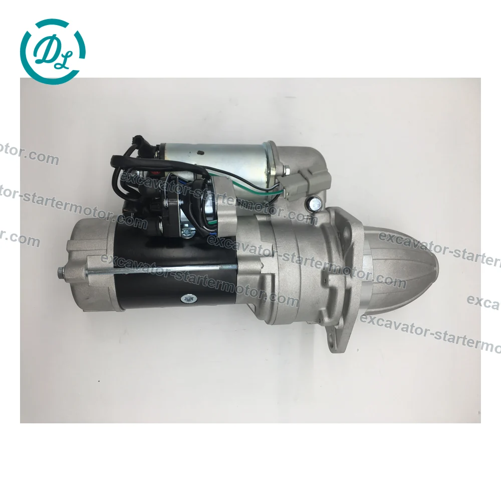 600-813-3560 24V 7.5kW 13-Tooth Starter for Komatsu 6D105 6D110, OEM/reference 600-813-3560, 24V 7.5kW 13-Tooth Starter, product view 2