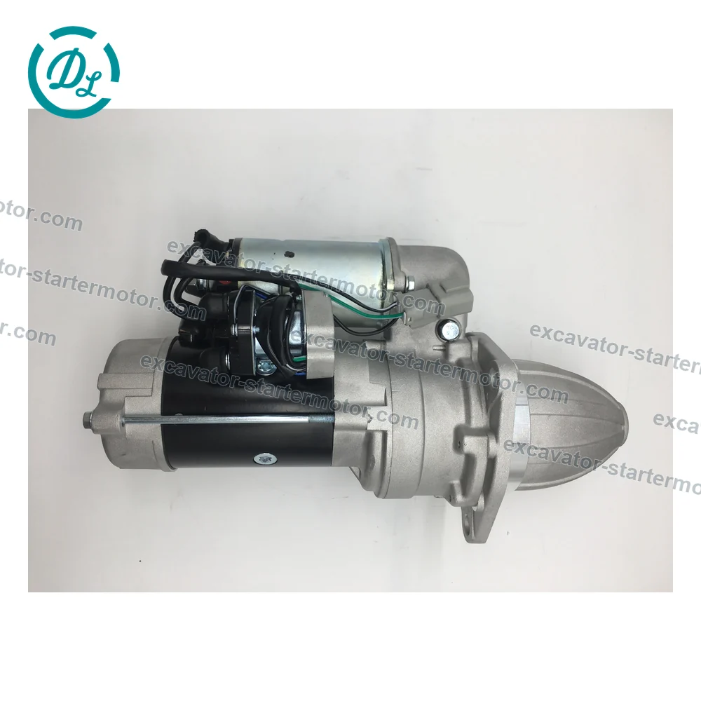 600-813-3560 24V 7.5kW 13-Tooth Starter for Komatsu 6D105 6D110, OEM/reference 600-813-3560, 24V 7.5kW 13-Tooth Starter, product view 3