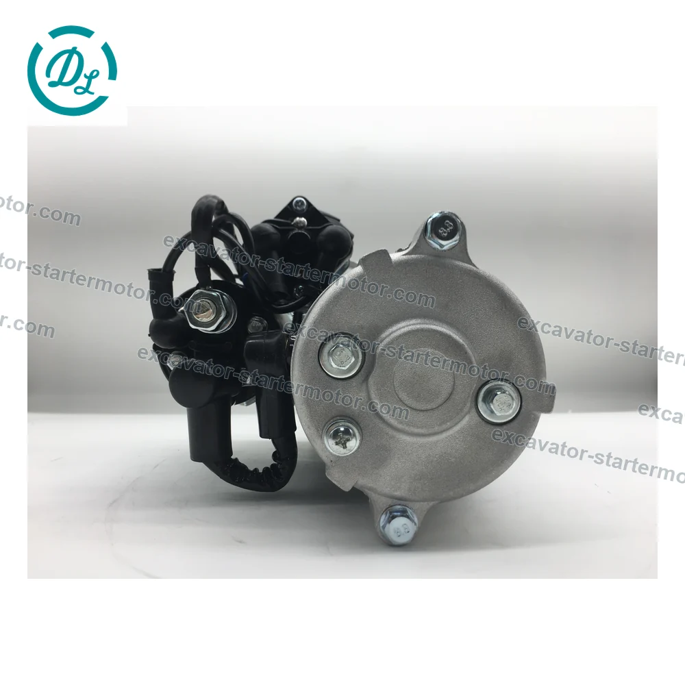 600-813-3560 24V 7.5kW 13-Tooth Starter for Komatsu 6D105 6D110, OEM/reference 600-813-3560, 24V 7.5kW 13-Tooth Starter, product view 4