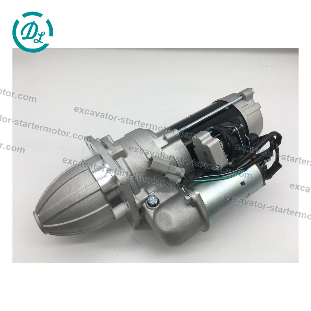 600-813-3560 24V 7.5kW 13-Tooth Starter for Komatsu 6D105 6D110, OEM/reference 600-813-3560, 24V 7.5kW 13-Tooth Starter, product view 6