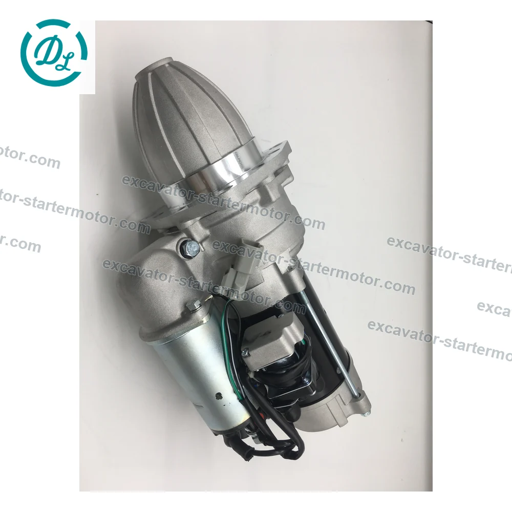 600-813-3560 24V 7.5kW 13-Tooth Starter for Komatsu 6D105 6D110, OEM/reference 600-813-3560, 24V 7.5kW 13-Tooth Starter, product view 7