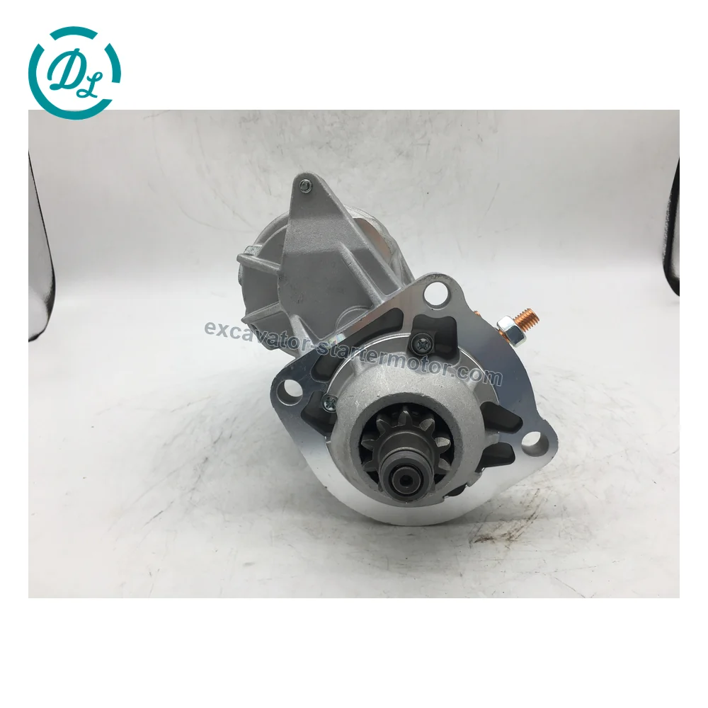 128000-5731 24V 5.5kW 10-Tooth Starter for Cat Challenger Equipment, OEM/reference 128000-5731, 24V 5.5kW 10-Tooth CW OSGR Starter, product view 3