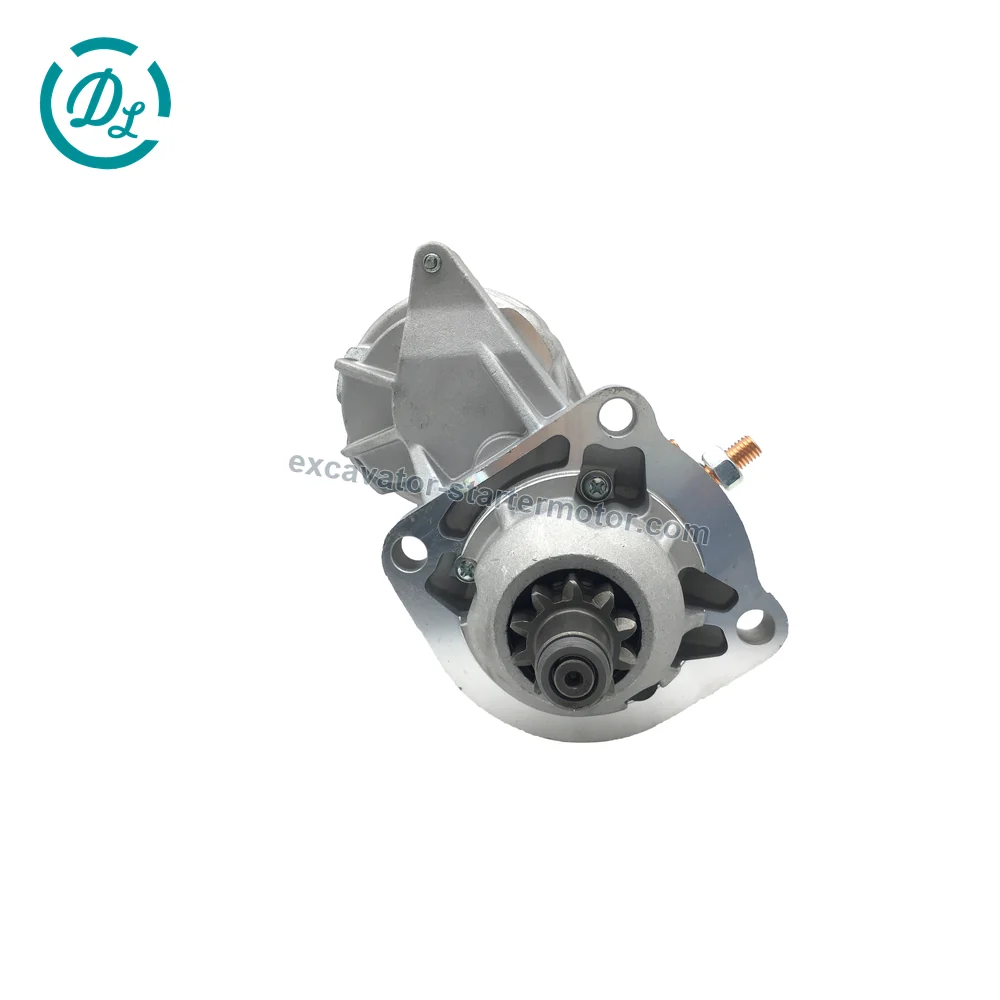 128000-5731 24V 5.5kW 10-Tooth Starter for Cat Challenger Equipment, OEM/reference 128000-5731, 24V 5.5kW 10-Tooth CW OSGR Starter, product view 4