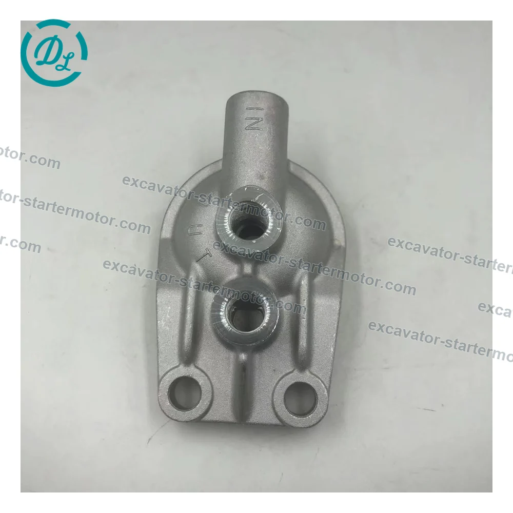 8-97179855-0 Fuel Filter Cover for Isuzu C240 4JG1 Hitachi ZX70, OEM/reference 8-97179855-0, Fuel Filter Cover / Filter Head, product view 3