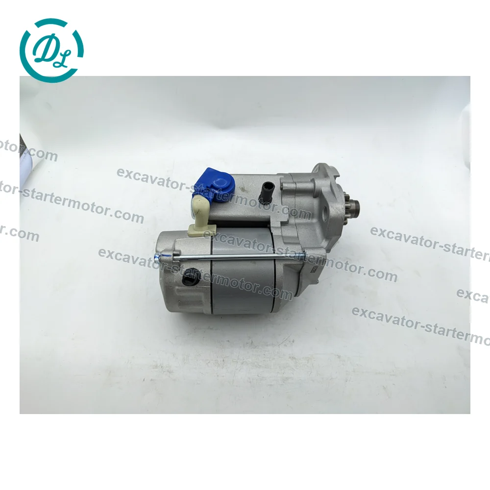 19616-63010 12V 1.4kW 9-Tooth Starter for Kubota KX033-4 U35-4, OEM/reference 19616-63010, 12V 1.4kW 9-Tooth OSGR Starter Motor, product view 2