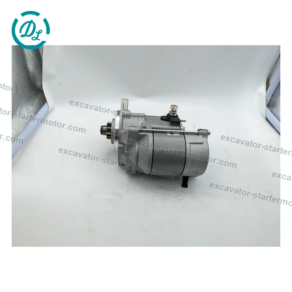 19616-63010 12V 1.4kW 9-Tooth Starter for Kubota KX033-4 U35-4, OEM/reference 19616-63010, 12V 1.4kW 9-Tooth OSGR Starter Motor, product view 3
