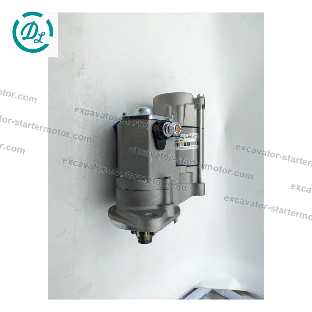 19616-63010 12V 1.4kW 9-Tooth Starter for Kubota KX033-4 U35-4, OEM/reference 19616-63010, 12V 1.4kW 9-Tooth OSGR Starter Motor, product view 5