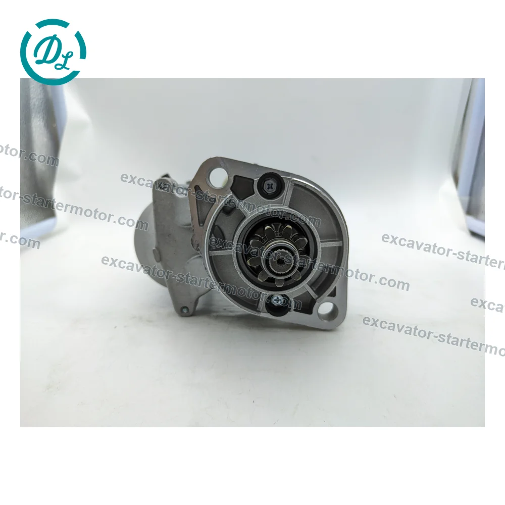19616-63010 12V 1.4kW 9-Tooth Starter for Kubota KX033-4 U35-4, OEM/reference 19616-63010, 12V 1.4kW 9-Tooth OSGR Starter Motor, product view 8