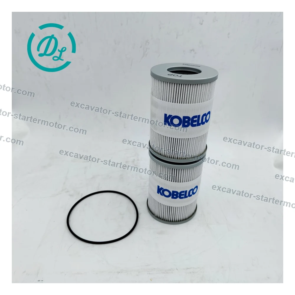 YR52V01004R310 Hydraulic Return Filter for Kobelco SK60-8 SK75-8, OEM/reference YR52V01004R310, Hydraulic Return Filter Element, product view 3