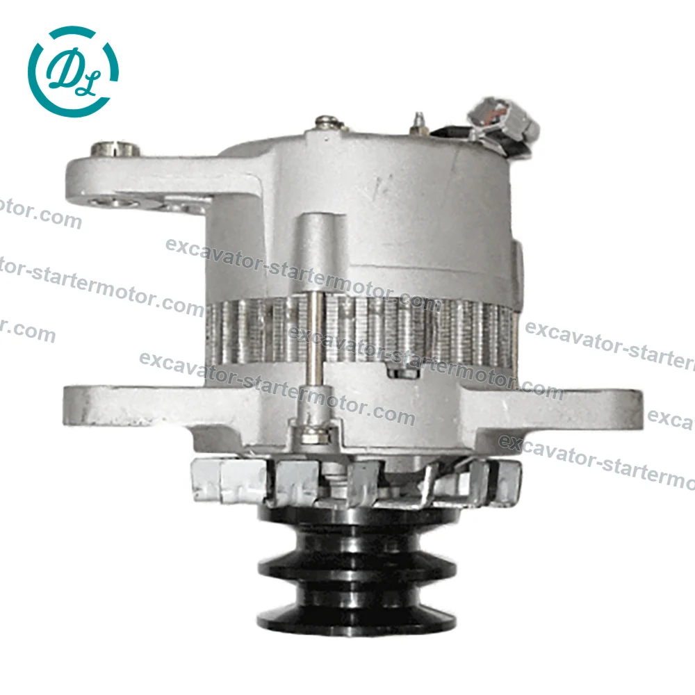 0-33000-6552 1-81200-440-2 24V 30A Alternator for Isuzu 6BD1 Hitachi EX200-2, OEM/reference 0-33000-6552, 24V 30A Heavy-Duty Alternator