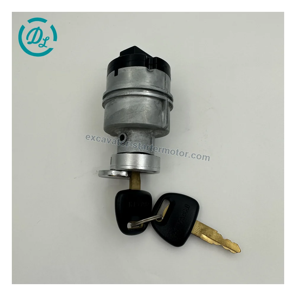 4448303 Key Start Switch for John Deere 75C 120C and Hitachi EX200-2 EX200-5, OEM/reference 4448303, Key Start / Ignition Switch, product view 4