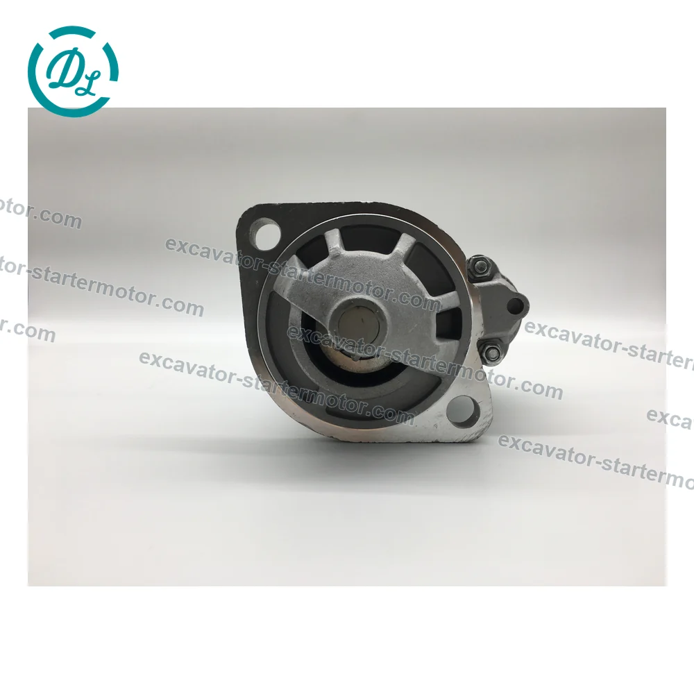 S114-624 12V 0.9kW 9-Tooth Starter for Komatsu PC20 Yanmar 3TNA72, OEM/reference S114-624, 12V 0.9kW 9-Tooth Starter Motor, product view 3