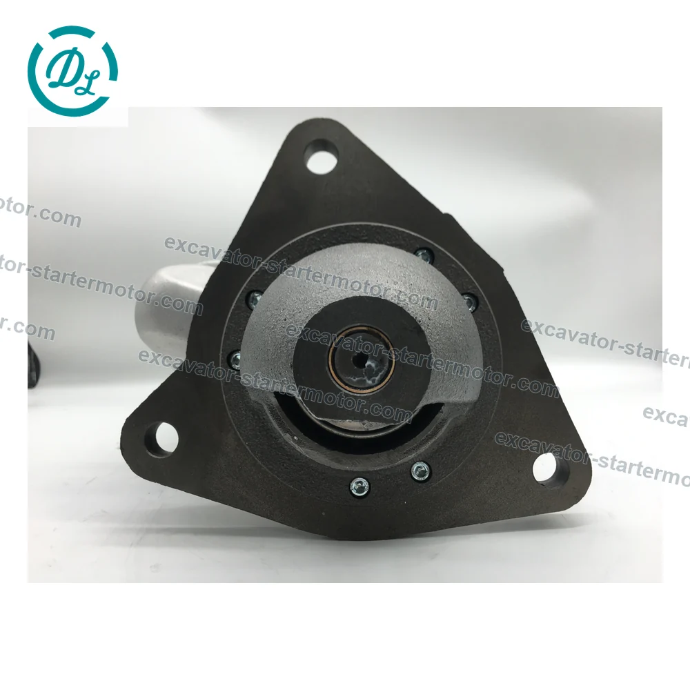 600-813-2750 0-21000-2310 24V 11kW 11-Tooth Starter for Komatsu 4D155 6D155, OEM/reference 600-813-2750, 24V 11kW 11-Tooth Starter, product view 3