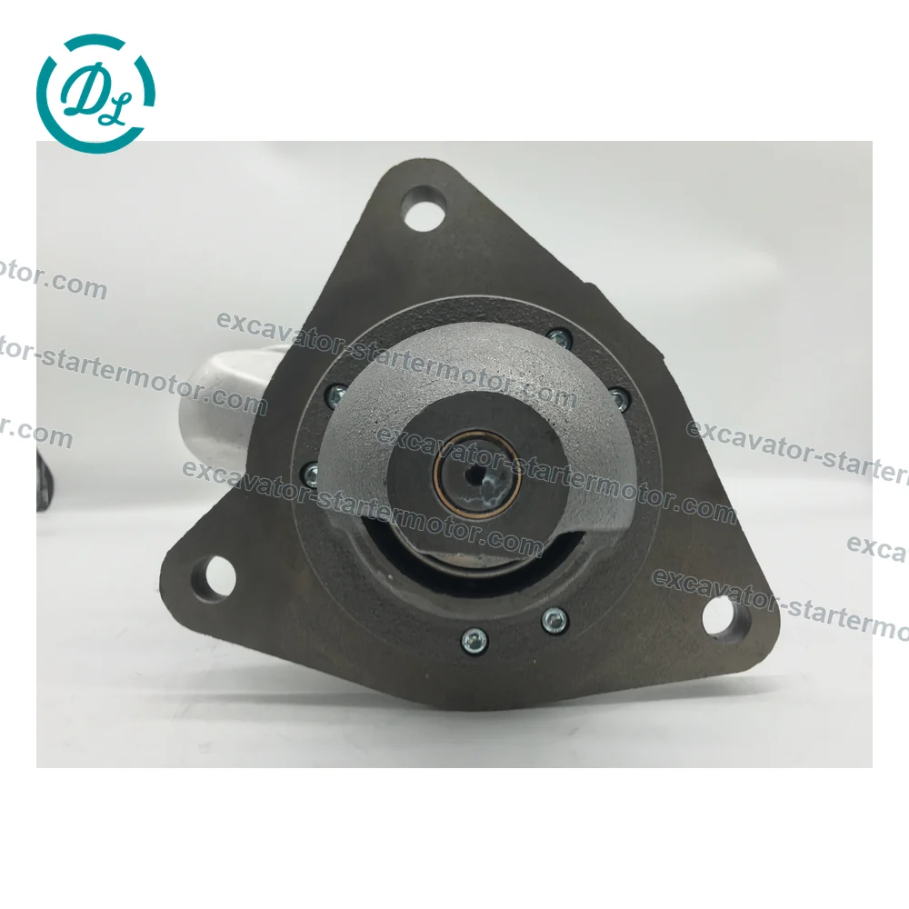 600-813-2750 0-21000-2310 24V 11kW 11-Tooth Starter for Komatsu 4D155 6D155, OEM/reference 600-813-2750, 24V 11kW 11-Tooth Starter, product view 4