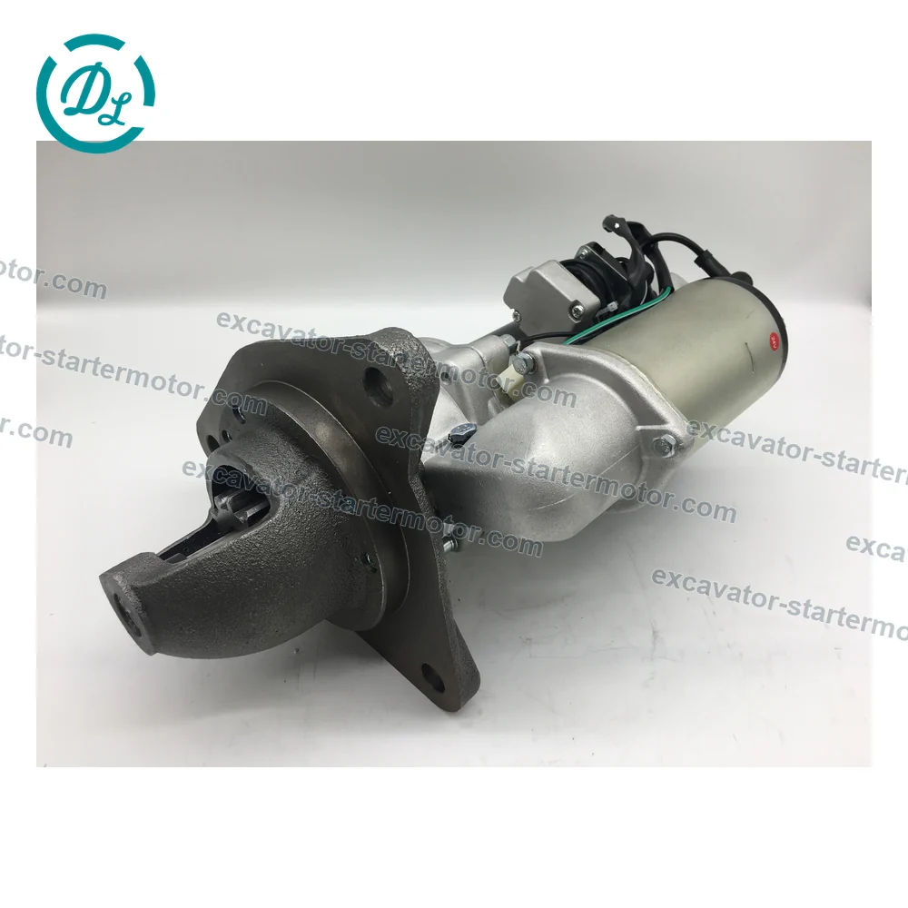 600-813-2750 0-21000-2310 24V 11kW 11-Tooth Starter for Komatsu 4D155 6D155, OEM/reference 600-813-2750, 24V 11kW 11-Tooth Starter, product view 7