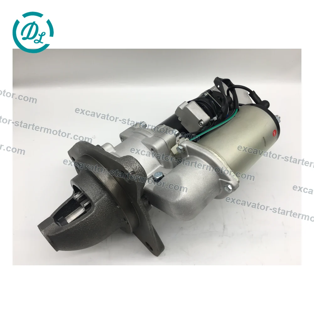 600-813-2750 0-21000-2310 24V 11kW 11-Tooth Starter for Komatsu 4D155 6D155, OEM/reference 600-813-2750, 24V 11kW 11-Tooth Starter, product view 8