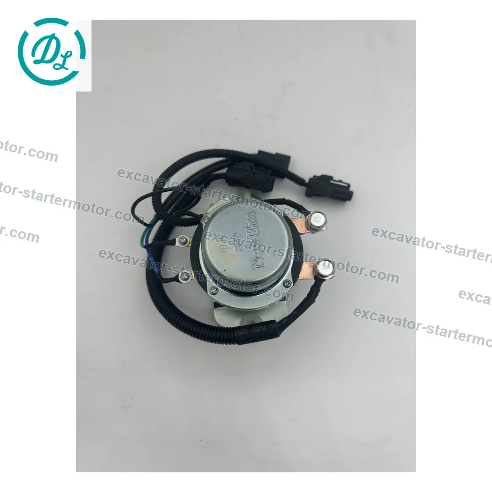 YN24S00003F1 24V Battery Relay for Kobelco SK200-6 SK200-8, OEM/reference YN24S00003F1, 24V Battery Relay Assembly, product view 2