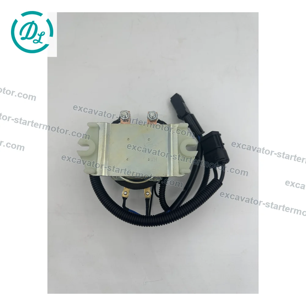 YN24S00003F1 24V Battery Relay for Kobelco SK200-6 SK200-8, OEM/reference YN24S00003F1, 24V Battery Relay Assembly, product view 4