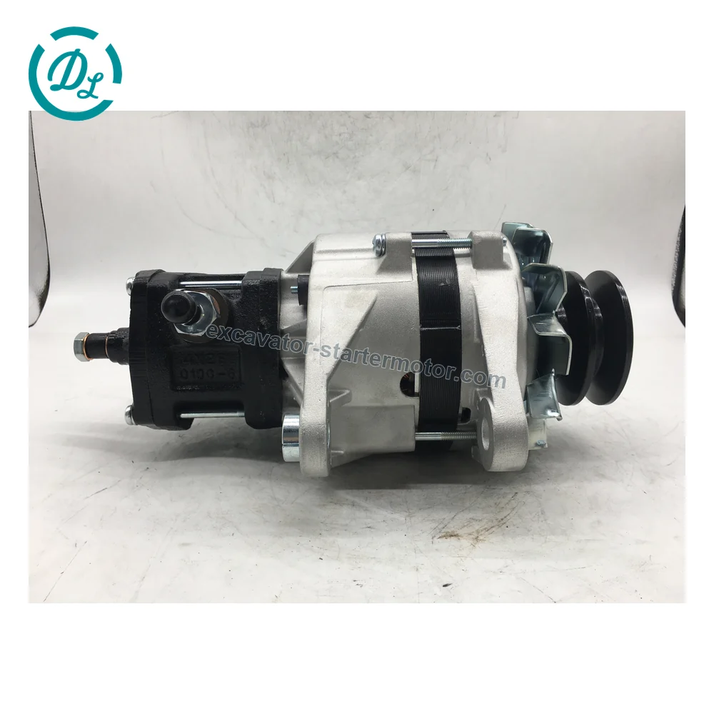 1812003610 24V 50A Alternator for Isuzu 4BD1 6BD1 Engines, OEM/reference 1812003610, 24V 50A Alternator
