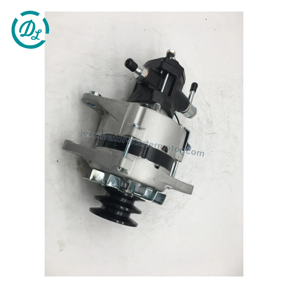 1812003610 24V 50A Alternator for Isuzu 4BD1 6BD1 Engines, OEM/reference 1812003610, 24V 50A Alternator, product view 2