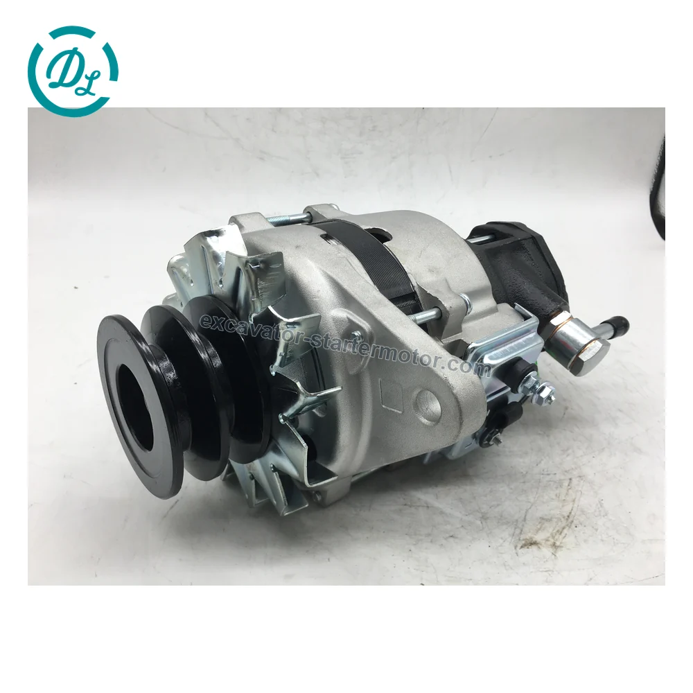 1812003610 24V 50A Alternator for Isuzu 4BD1 6BD1 Engines, OEM/reference 1812003610, 24V 50A Alternator, product view 3