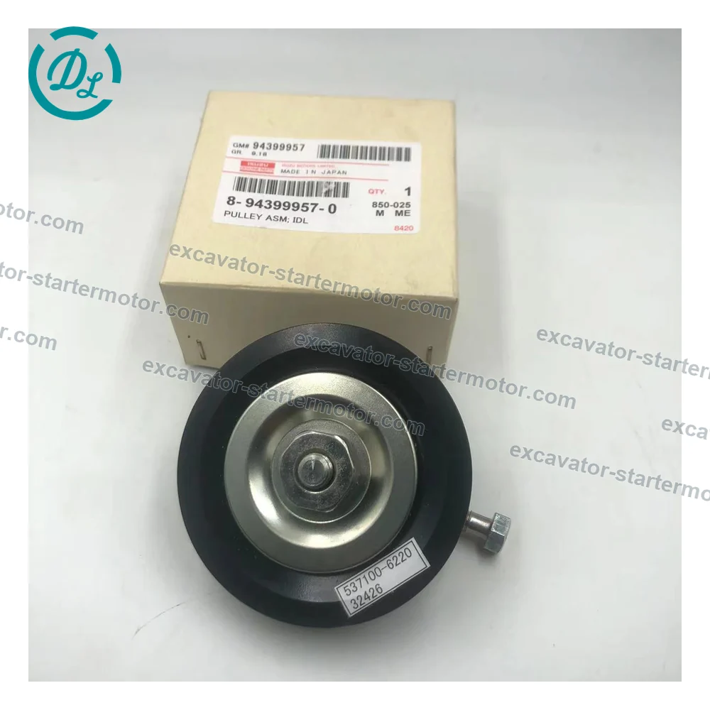 8-94399957-0 4346770 Belt Tensioner Pulley for Isuzu 6HK1 Hitachi EX100-5 EX200-5, OEM/reference 8-94399957-0, Accessory Belt Tensioner / Idler Pulley