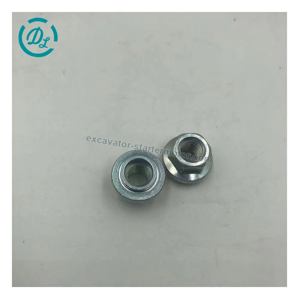 1-09440040-1 M8 Exhaust Manifold Nut for Isuzu 6BG1, OEM/reference 1-09440040-1, Exhaust Manifold Fastener Nut, product view 4