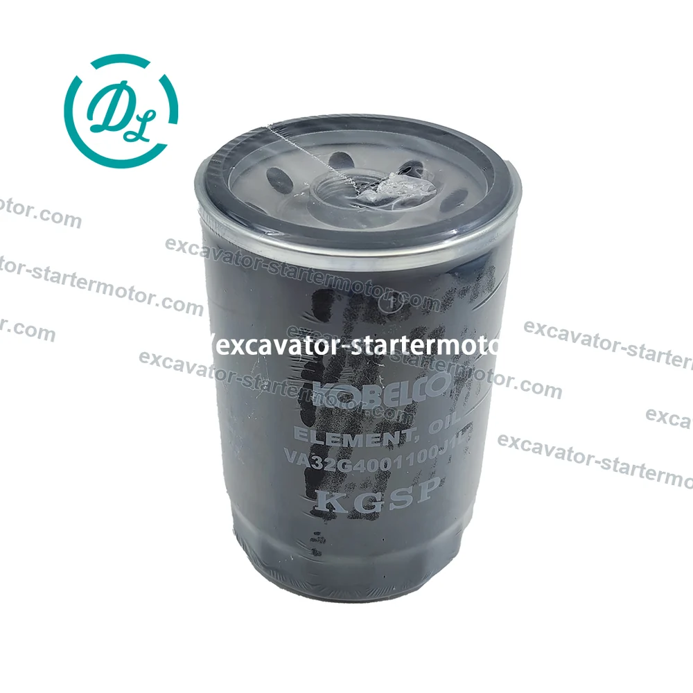 VA32G4001100J1L Engine Oil Filter for Kobelco SK130-8 New Holland E135B E135BSRLC, OEM/reference VA32G4001100J1L, Spin-On Engine Oil Filter, product view 4