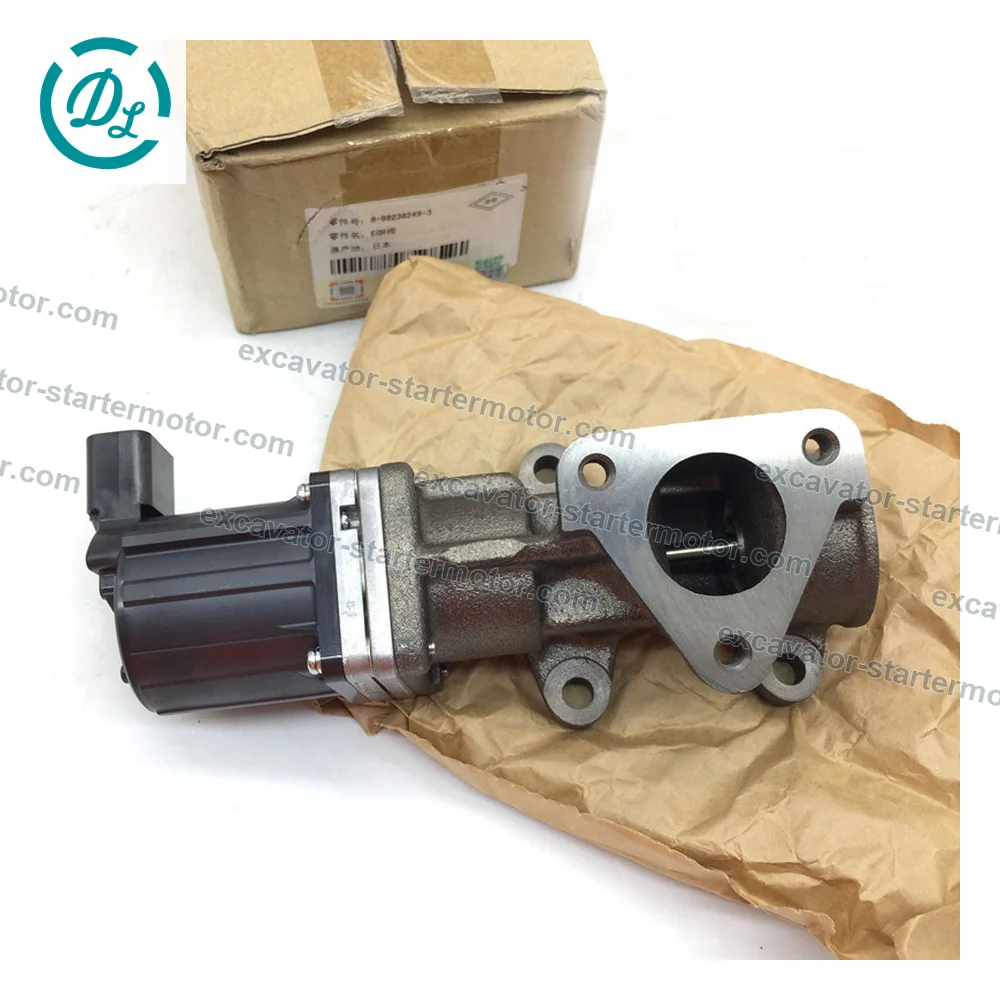 8-98238249-0 EGR Valve for Isuzu 4HK1 6HK1 Hitachi ZX200-3 ZX210-3, OEM/reference 8-98238249-0, EGR Valve Assembly, product view 5