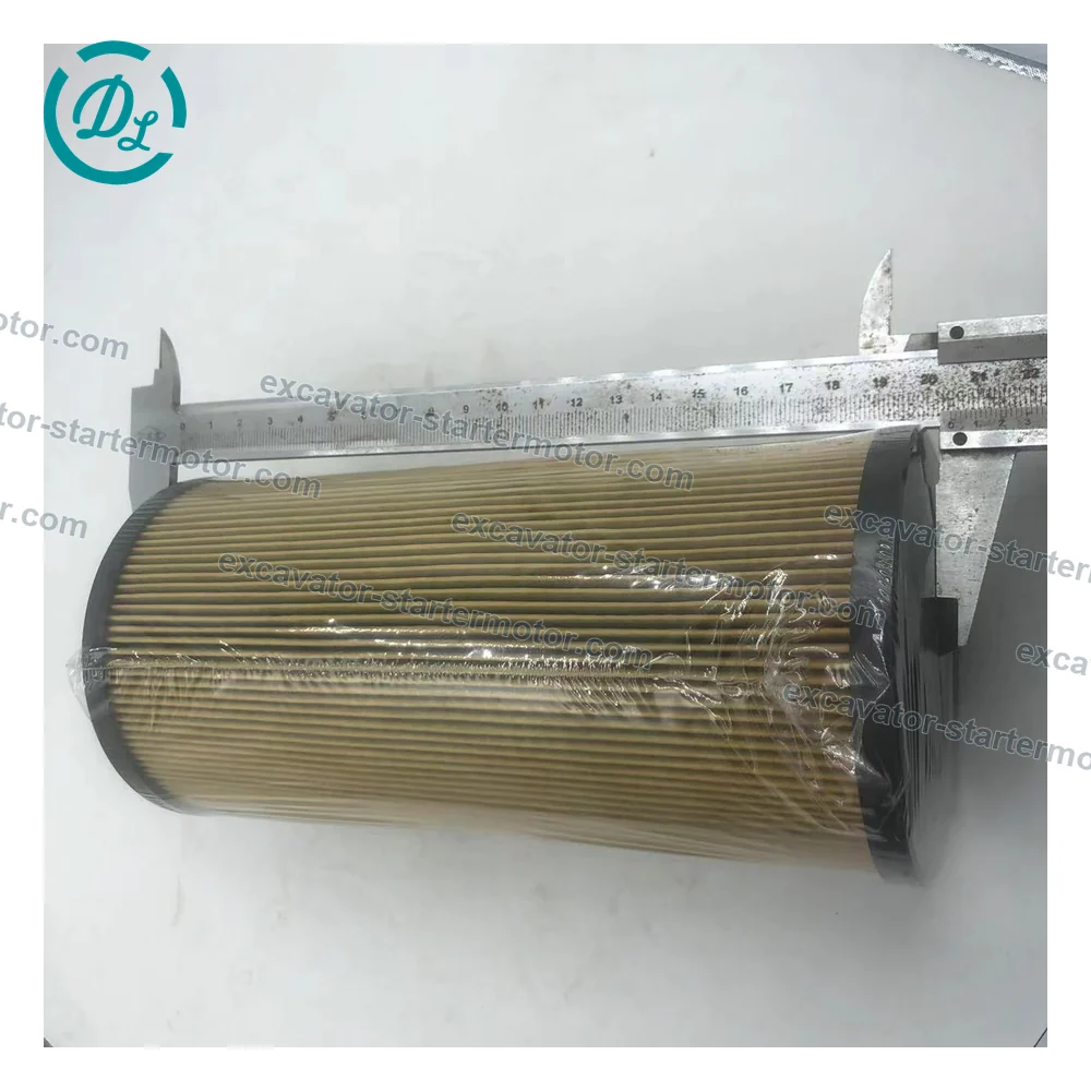 8-98152737-0 Fuel Filter Element for Isuzu 4JJ1 4HK1 6HK1, OEM/reference 8-98152737-0, Fuel Filter Element 205 x 94 x 26 mm, product view 5