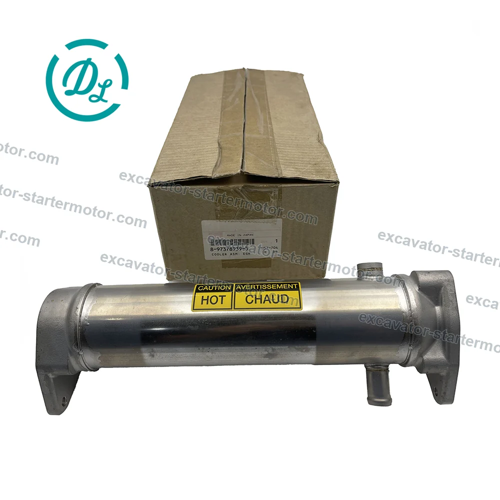 8-97378939-1 EGR Cooler Assembly for Isuzu ELF 4HK1 Engine, OEM/reference 8-97378939-1, Exhaust Gas Recirculation Cooler Assembly, product view 3