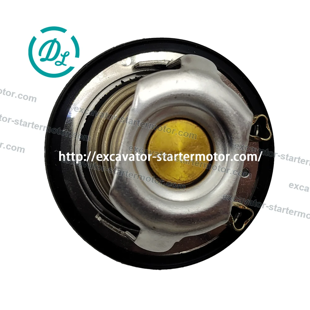 8-98238910-1 76.5C Thermostat for Isuzu 4HK1 and 6HK1 Engines, OEM/reference 8-98238910-1, 76.5 C Engine Coolant Thermostat, product view 4