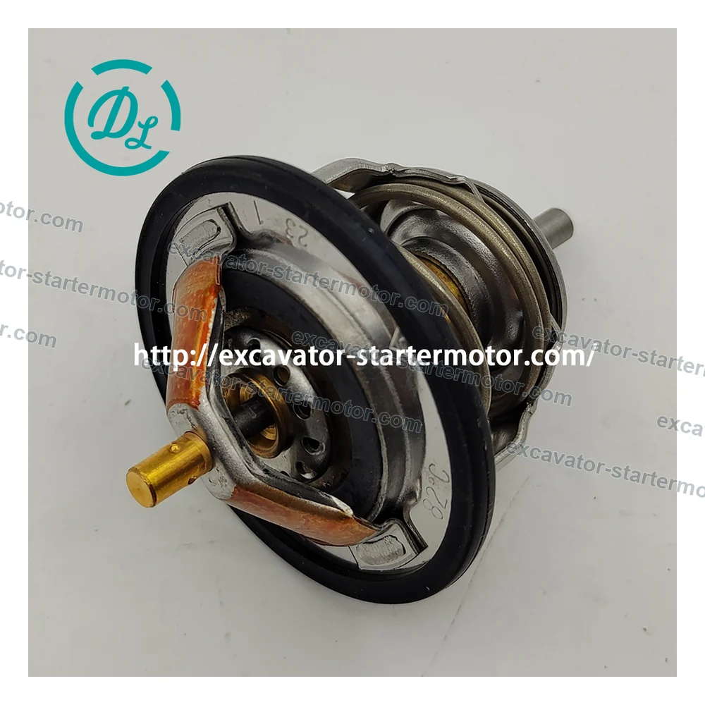 8-97300790-3 82C Thermostat for Isuzu 4HK1 Engine, OEM/reference 8-97300790-3, 82C Engine Coolant Thermostat, product view 4