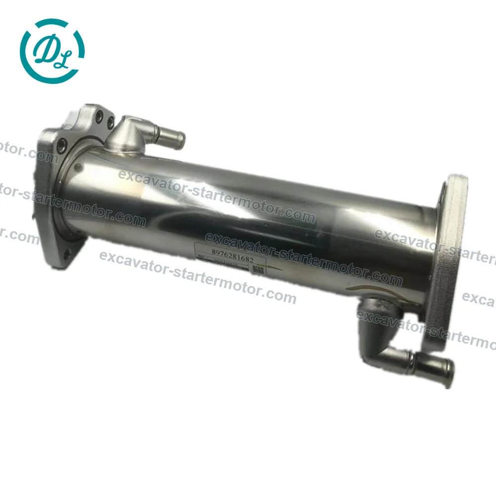 8-97628168-2 EGR Cooler Pipe for Isuzu CVR EXR CYZ Euro 5 Trucks, OEM/reference 8-97628168-2, EGR Cooler Exhaust Circulation Pipe, product view 3