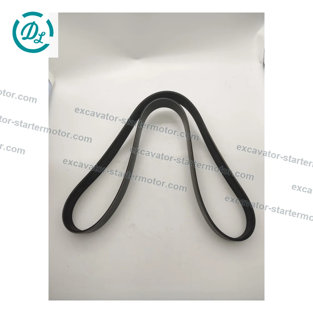 15078671 8PK1473 V-Ribbed Fan Belt for Volvo EC210B Excavator, OEM/reference 15078671, 8PK1473 V-Ribbed Belt